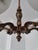 Metal Art Deco Brass Alabaster Chandelier, 1930s For Sale - Image 7 of 18