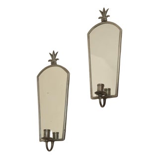 Swedish Grace Sconces by Nils Erik Nordströms Tennverkstad, 1926, Set of 2 For Sale