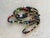 Lovely vintage BoHo glass beaded necklace. Rare collection of glass handmade beads.