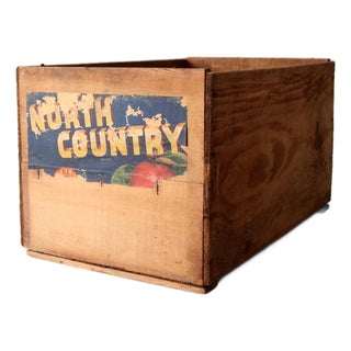 Vintage North Country Orchard Crate For Sale