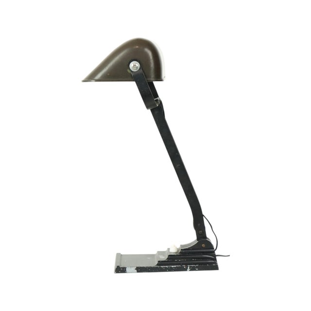 Bauhaus Art Deco Desk Lamp, 1920s For Sale - Image 3 of 13