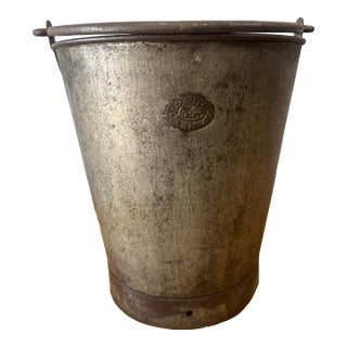 Vintage English Dairy Bucket For Sale