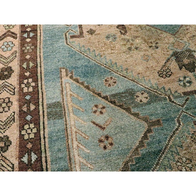 Tribal Galerie Shabab Collection Early 20th Century Persian Kurdish Bidjar Accent Rug For Sale - Image 3 of 5