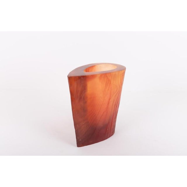 Terry Balle Acrylic Resin Vase, 1990s For Sale - Image 3 of 8