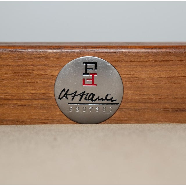 Brown Mid-Century Model FD 130 Lounge Chair in Teak by Peter Hvidt & Orla Mølgaard for France & Son, 1960s For Sale - Image 8 of 16