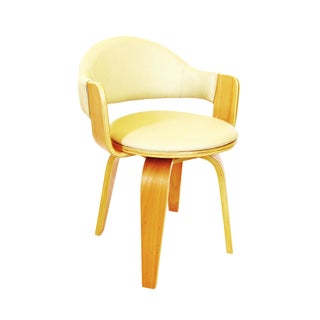 Alvar Aalto Inspired Molded Plywood Side Chair For Sale