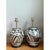 Wood Vintage Hand-Painted Ceramic Lamps - Pair For Sale - Image 7 of 15