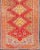 Textile Vintage Turkish Oushak Runner With Fiery Red, Warm Gold, and Soft Lavender Tones 3'9 X 9'8 For Sale - Image 7 of 11