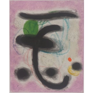 Joan Miro, Portrait of a Woman, Lithograph For Sale