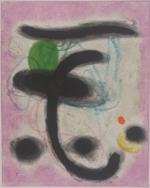 Joan Miro, Portrait of a Woman, Lithograph