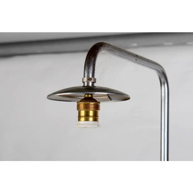 Functionalist Bauhaus Chrome Adjustable Floor Lamp, 1930s For Sale - Image 6 of 8