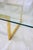 1980s Brass and Glass Coffee Table, 1980s For Sale - Image 5 of 6
