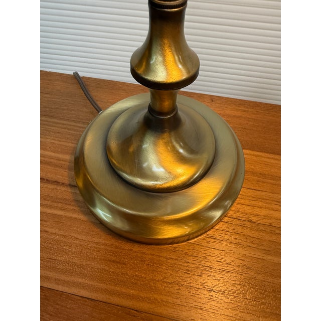 Art Deco Brass Bankers Desk Lamp For Sale - Image 11 of 12