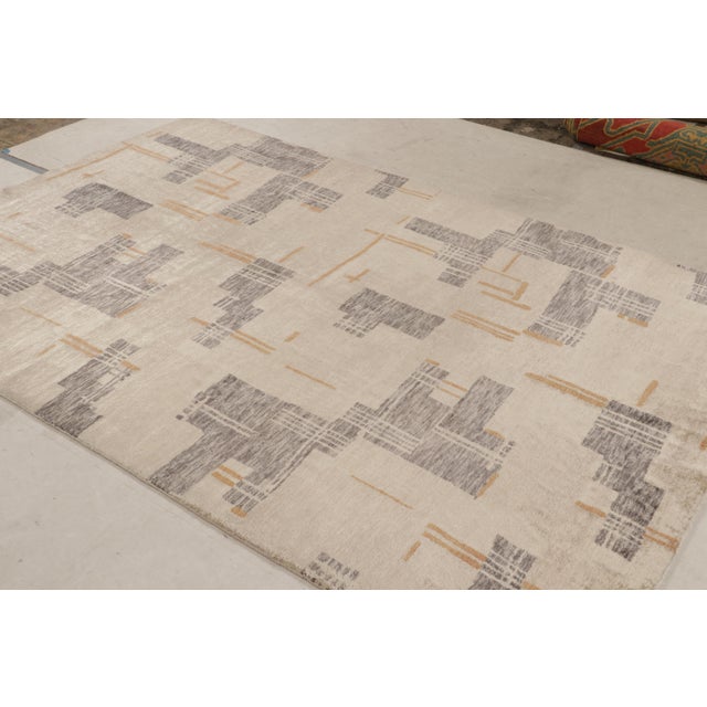 2010s Rug & Kilim’s Abstract Rug in an All Over Geometric Pattern For Sale - Image 5 of 8
