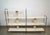 Mid-Century Modern 1950’s Mid-Century Modern Brass & Metal Double Shelf For Sale - Image 3 of 12
