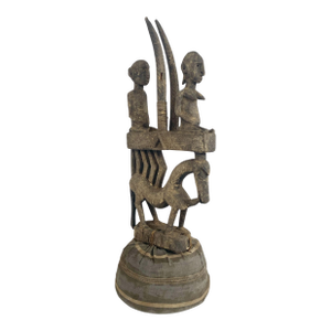 Old and Rare Bambara Chiwara Wood Sculpture Headdress 23"h Mali