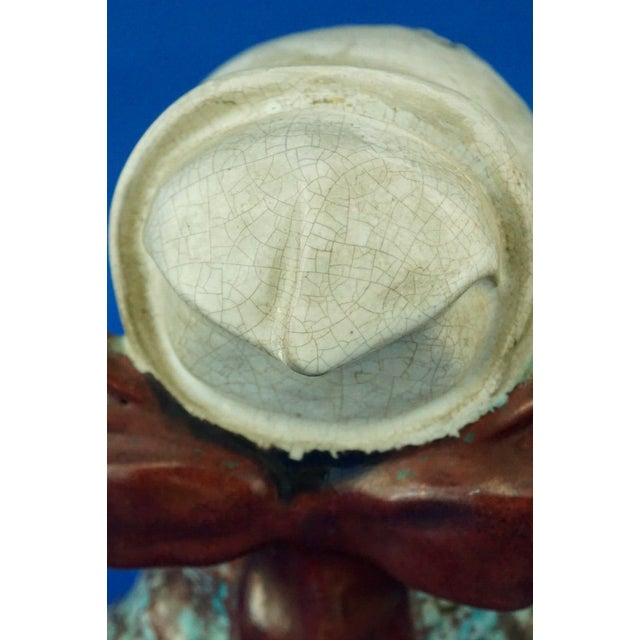 20th Century Ceramic Bust of Fisherman's Wife from Michael Andersen & Son, Denmark For Sale - Image 18 of 18