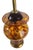 Vintage Tortoiseshell Art Glass Table Lamp For Sale - Image 11 of 11
