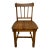 Early 20th Century Vintage Early American Oak Chair For Sale
