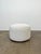 Textile Modern White Mohair Ottoman For Sale - Image 7 of 8