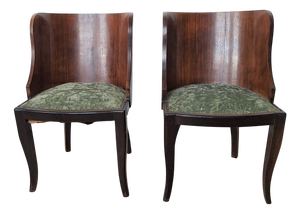 Art Deco Chairs, 1930s, Set of 2
