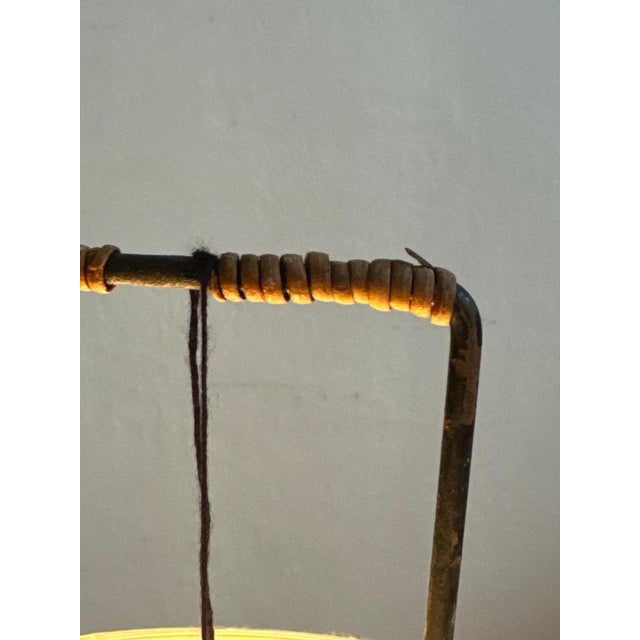 Metal Paper Akari 10A Floor Lamp attributed to Noguchi, 1990s For Sale - Image 7 of 9