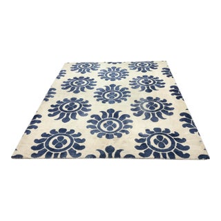 8ft X 10ft Serena & Lily Azul Hand Knotted Area Rug For Sale
