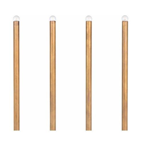 Raw Brass December Table Lamp by Sabina Grubbeson for Konsthantverk For Sale - Image 3 of 7