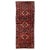 1960s 1960s Persian Tribal Geometric Burgundy Karaja Runner Rug For Sale - Image 5 of 5