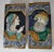 Ceramic Pair of Italian Majolica Portrait Tiles, Renaissance Revival Figures For Sale - Image 7 of 7