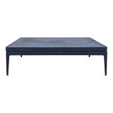 Gloster Grid Ceramic Top Modern Outdoor Coffee Table For Sale