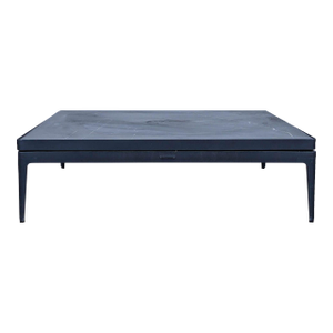 Gloster Grid Ceramic Top Modern Outdoor Coffee Table