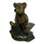 Mid 20th Century Small Hand Painted Cast Iron Doorstop - Teddy Bear For Sale