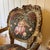 Wood Antique Louis XV Style Gilt Wood Throne Chairs with Floral and Maid Tapestry Seats, 1890s, Set of 2 For Sale - Image 7 of 11
