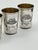 1950s Rare 5 Soviet Armenian 875 Silver Vodka Cups 875 Star Russian Hallmark 875 Silver Purity Yerevan Opera 1955 Gilt For Sale In Richmond - Image 6 of 8