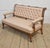 19th Century Walnut and Fabric Settee For Sale - Image 9 of 14