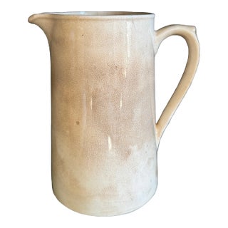 Antique Swinnerton's England Vitrion Earthenware Pitcher For Sale