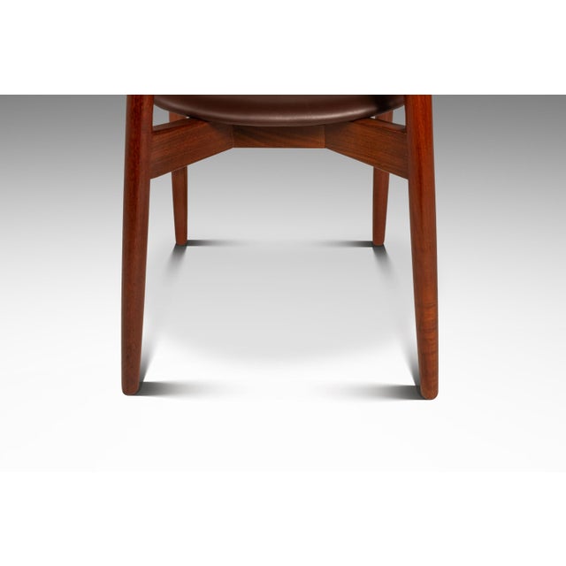 Rare Set of Six (6) Danish Mid-Century Modern Model 58 Dining Chairs in Teak by Harry Østergaard for Randers Møbelfabrik, Denmark, C. 1960s For Sale - Image 13 of 18