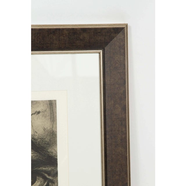 Portraiture Etching by Artist Jose Manuel Fors For Sale - Image 3 of 6