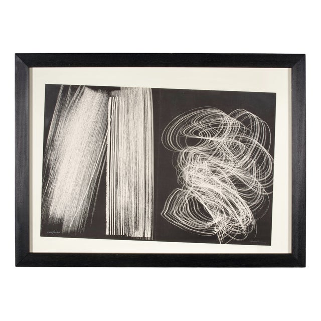 Hans Hartung, Farandole, 1971, Lithograph, Framed For Sale