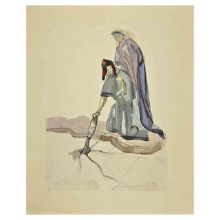 Salvador Dali, The Traitors, Woodcut Print, 1963 For Sale