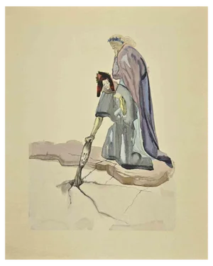 Salvador Dali, The Traitors, Woodcut Print, 1963