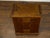 Wood Italian 1820s Small Oak Cabinet with Single Door and Geometric Carved Motif For Sale - Image 7 of 11