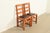 Mission Limbert Antique Mission Oak Arts & Crafts Ladder Back Dining Chairs, Pair For Sale - Image 3 of 15