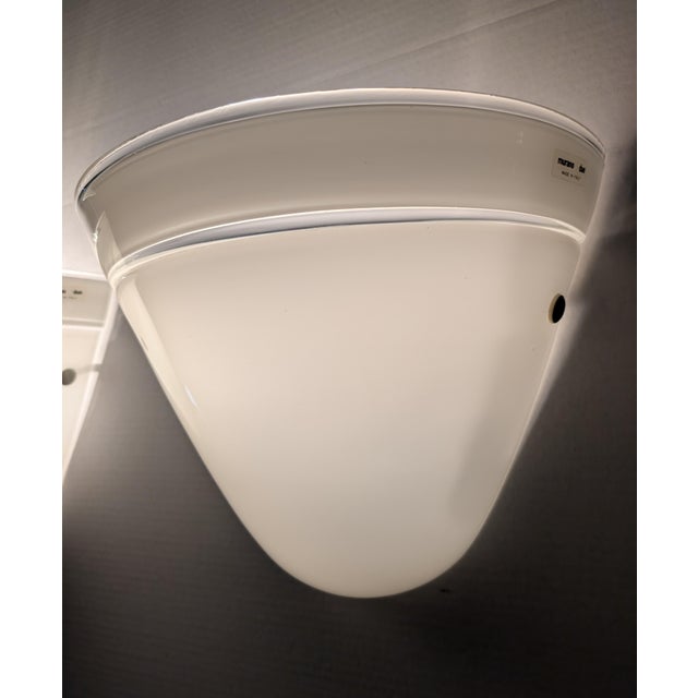 White Crystal Wall Lights from Murano Due, Italy, 1980s, Set of 2 For Sale - Image 7 of 9