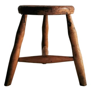 Vintage Bauhaus 3-Legged Workshop Stool, Germany, 1930s For Sale