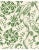 Mind the Gap Folk Embroidery Fern Green Wallpaper For Sale
