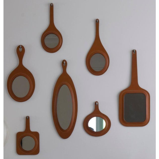 Perfect Day Mixed Colors Wall Mirrors by Oscar Maschera, Set of 7 For Sale - Image 4 of 10
