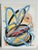 Abstract Contemporary Dyptich on stretched Canvas by Elia.