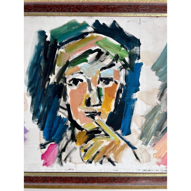 Early 20th Century Pinchas Litvinovsky, Large Oil Painting Israeli Pinchas Litvinovsky Jerusalem Israel Bezalel School For Sale - Image 5 of 10